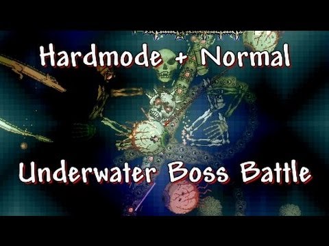 Profilový obrázek - Terraria - Hardmode and Normal bosses underwater, on a Blood Moon night with no healing potions