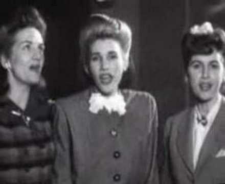 Profilový obrázek - The Andrews Sisters - Boogie Woogie Bugle Boy