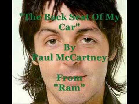 Profilový obrázek - "The Back Seat Of My Car" By Paul McCartney