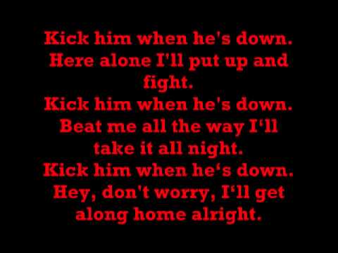 Profilový obrázek - The Offspring - Kick Him When He's Down (Lyrics)