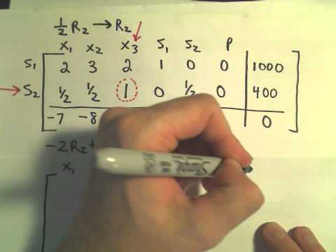 Profilový obrázek - The Simplex Method - Finding a Maximum / Word Problem Example, Part 3 of 5