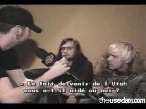 Profilový obrázek - The Used Interview on 123 Punk (11-11-2002)