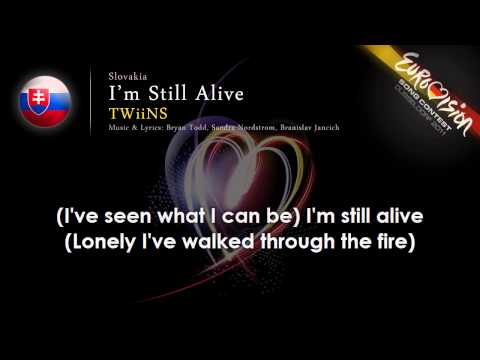Profilový obrázek - TWiiNS "I'm Still Alive" (Slovakia) - ESC 2011 - onscreen lyrics