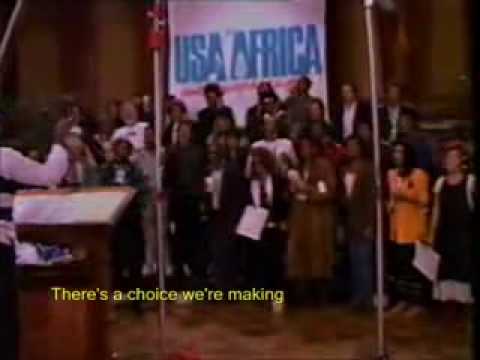 Profilový obrázek - USA for Africa - We Are The World (w/M.Jackson) + Lyrics HQ